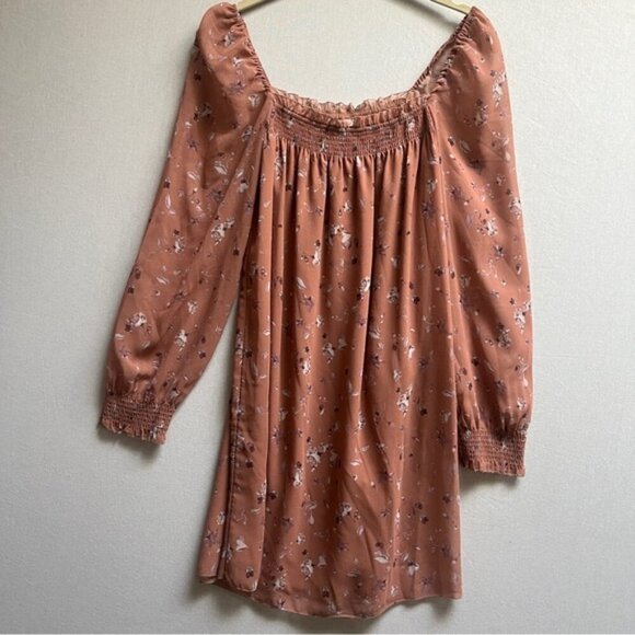 Wilfred Aritzia Alana floral babydoll dress Sz XXS - Picture 2 of 8